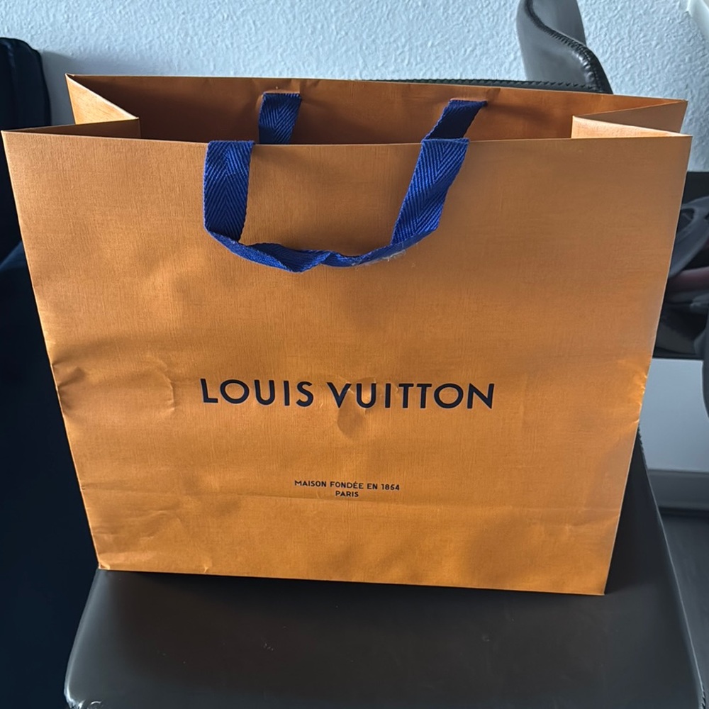 Louis Vuitton Large Orange Shopping Bag